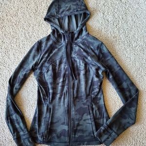Lululemon Hooded Define Jacket Green Camo